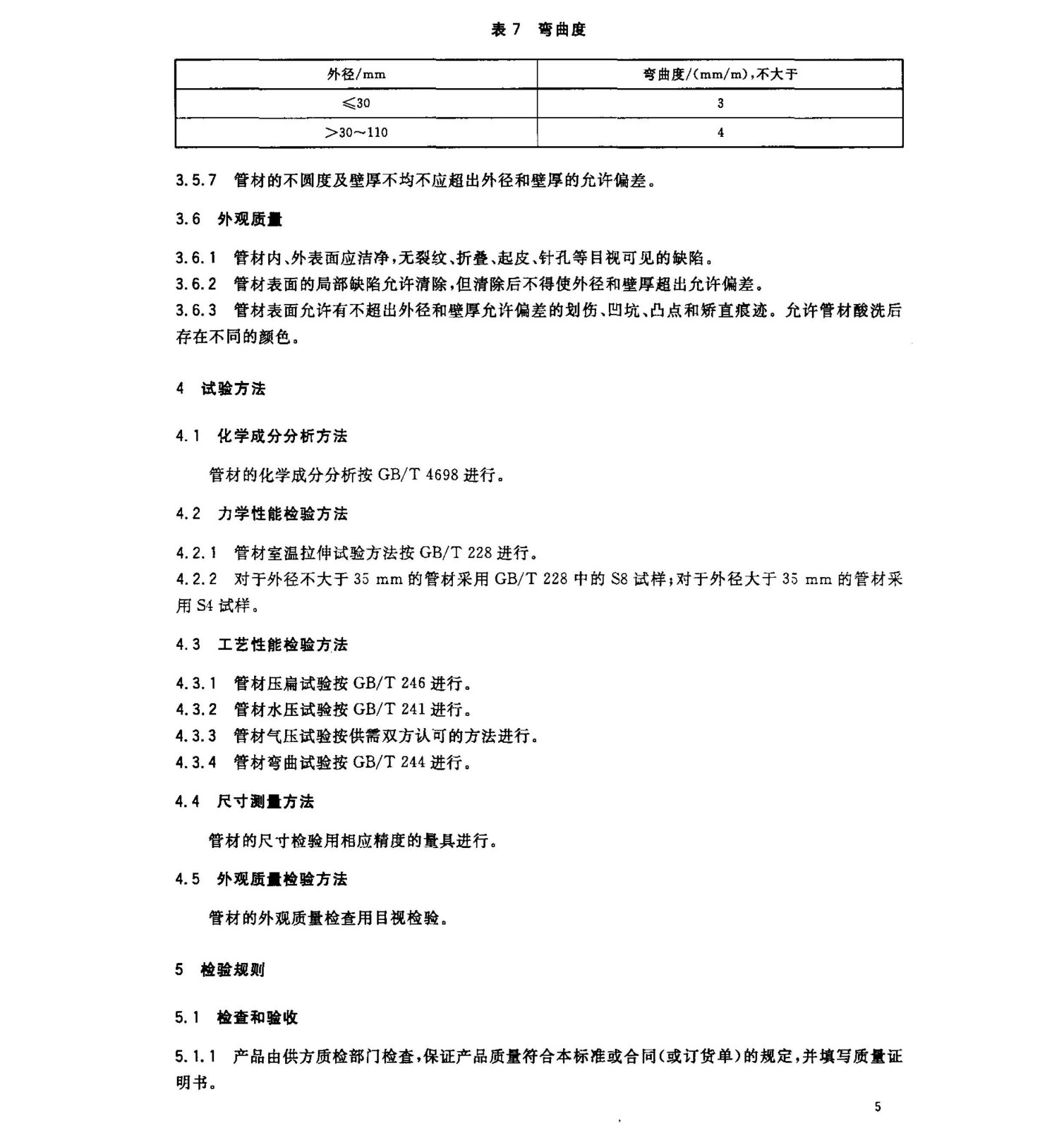 鈦及鈦合金無縫管國家標準 GB/T 3624一2010